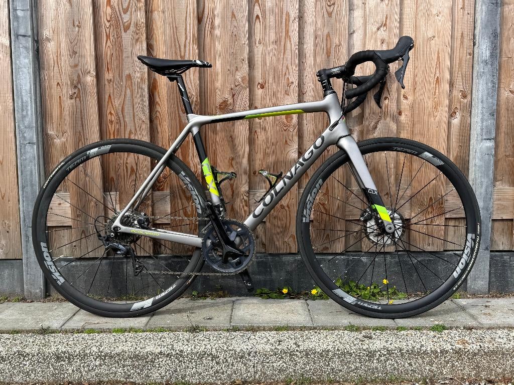 COLNAGO CLX EVO DISC R8000 52-S + fietstrainer Saris M2, Fietsen en Brommers, 28 inch, Carbon, Zo goed als nieuw, Meer dan 20 versnellingen
