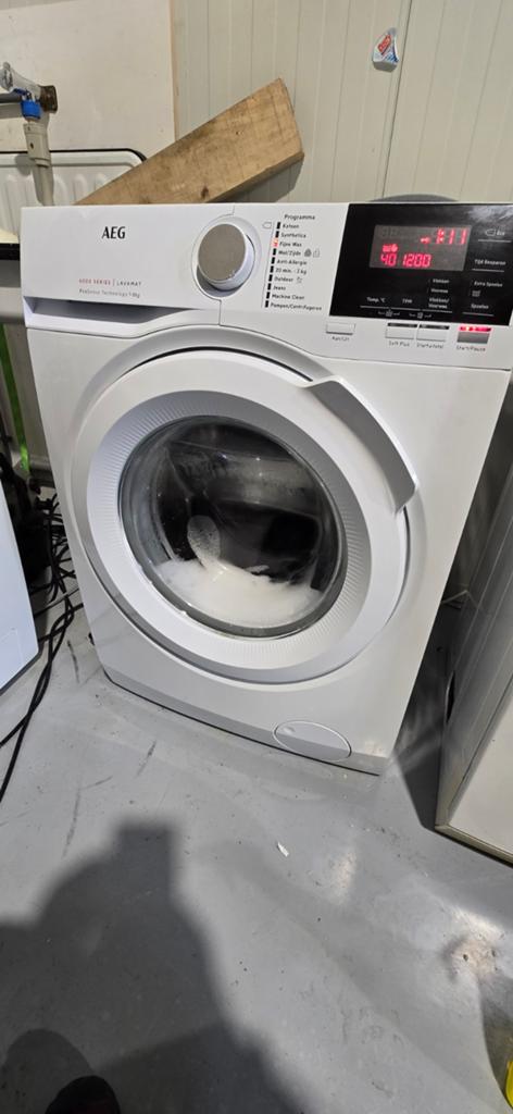 Set: AEG Wasmachine 6000 Series & Lavatherm T 300 Droger, Witgoed en Apparatuur, 6 tot 8 kg, Ophalen of Verzenden, 85 tot 90 cm