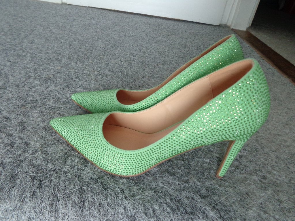 groene glitter pumps van Even & Odd, maat 41, Pumps, Nieuw, Ophalen of Verzenden, Groen