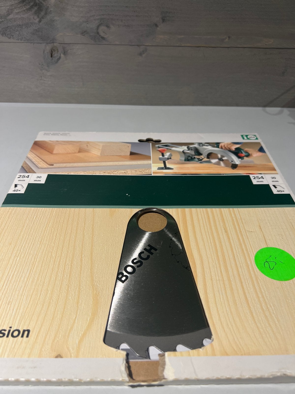Bosch Cirkelzaagblad 254mm 40 tanden, N, N, Nieuw, Ophalen of Verzenden