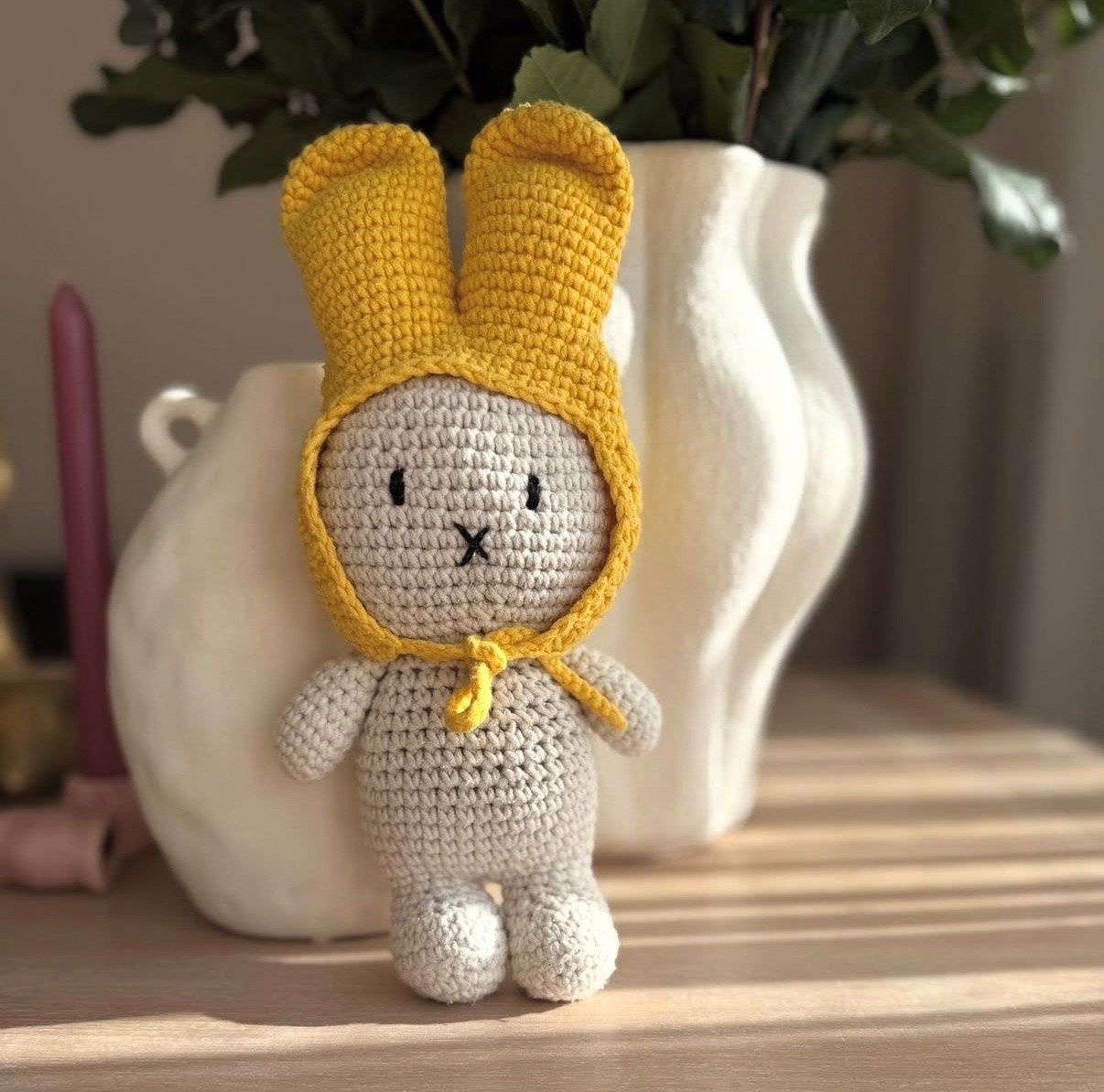 Gehaakte Nijntje knuffel (Amigurumi) van Just Dutch, Kinderen en Baby's, Overige merken, Handgemaakt, Konijn, Nijntje