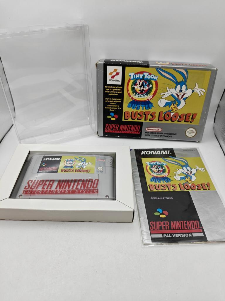 Tiny Toon Adventures Buster Busts Loose! SNES CIB, Avontuur en Actie, ., 1 speler, Ophalen of Verzenden