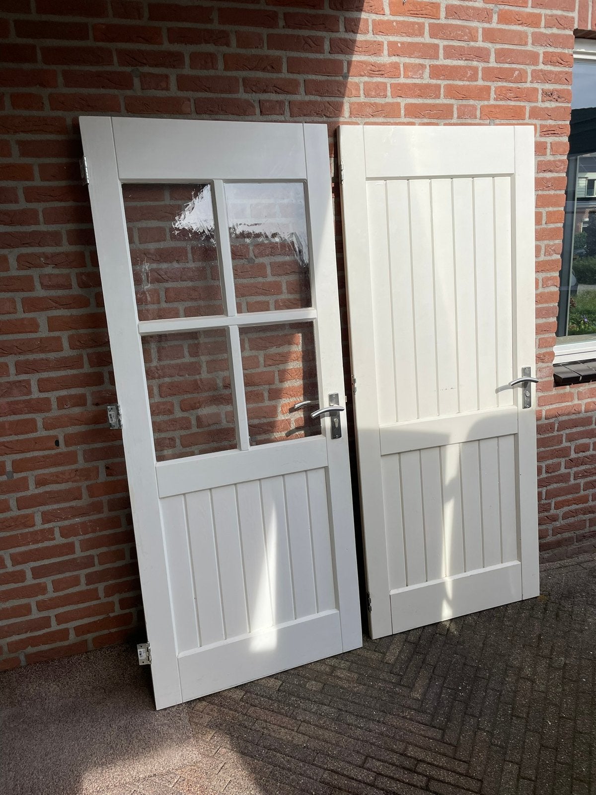 Boeren Vuren deuren 3 stuks, Doe-het-zelf en Verbouw, Ophalen, 80 tot 100 cm, Binnendeur, 200 tot 215 cm