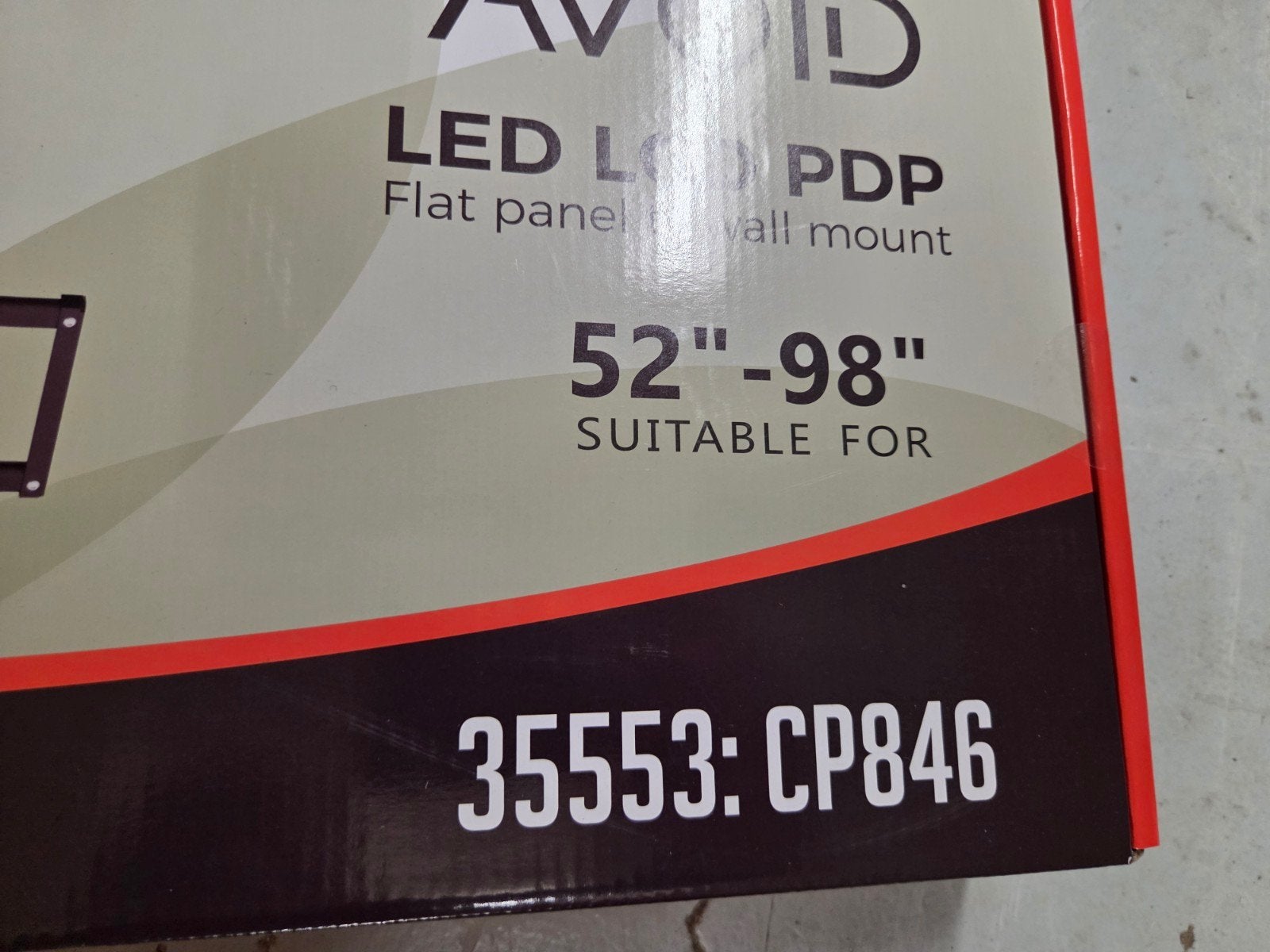 AVOID LED LCD PDP Platte Paneel Muurbeugel 52"-98" 200 stuks, Ophalen of Verzenden, Nieuw