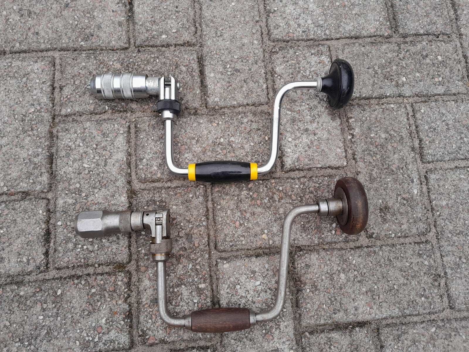 Vintage Stanley en onbekende handboor, Ophalen, Gebruikt, Overige typen