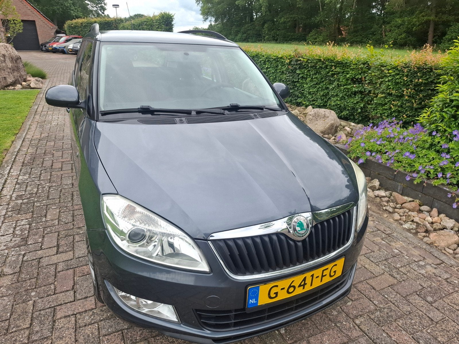 Skoda Fabia 1.2 TSI 63KW Combi 2011 Grijs, Auto's, Skoda, Voorwielaandrijving, 450 kg, 40 €/maand, 4 cilinders