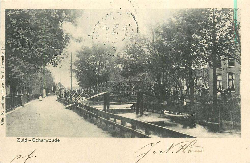 304-238-013 Zuid-Scharwoude, Verzamelen, Ansichtkaarten | Nederland, Verzenden, Voor 1920, Noord-Holland