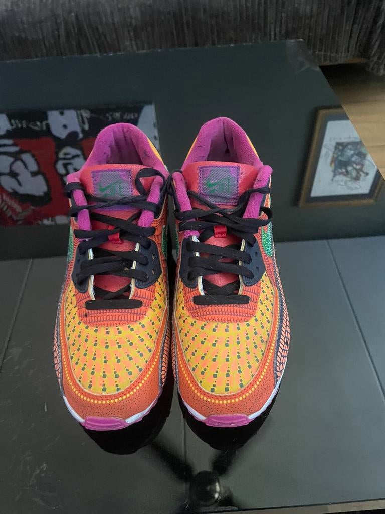 Nike Air max 90 Dia de los Muertos, Kleding | Heren, Schoenen, Ophalen of Verzenden, Gedragen, Overige kleuren, Sneakers of Gympen