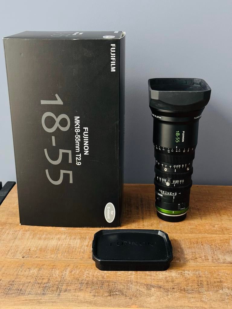 Fujinon MK 18-55 T2.9 Sony E-mount Cinema Lens + Opties, Audio, Tv en Foto, Fotografie | Lenzen en Objectieven, Ophalen, Zo goed als nieuw
