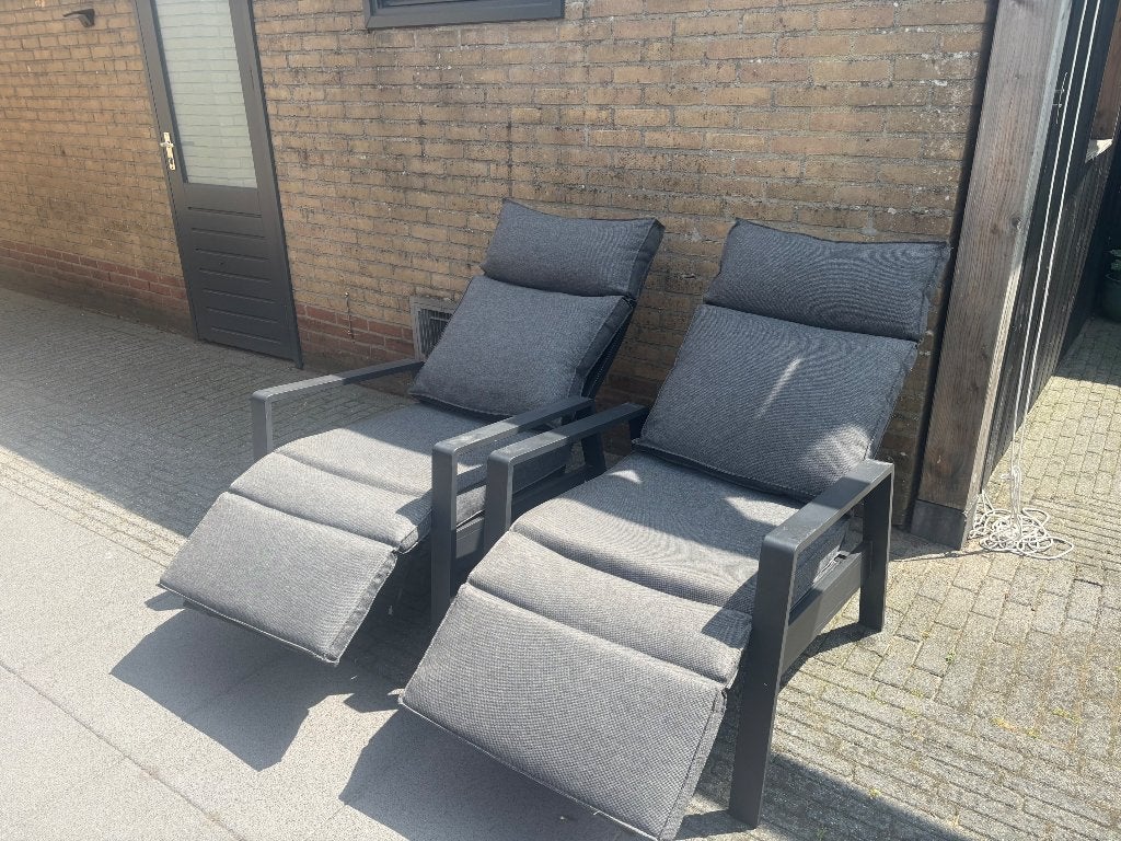 Tuinstoelen, Ophalen, Gebruikt, Kunststof, Verstelbaar