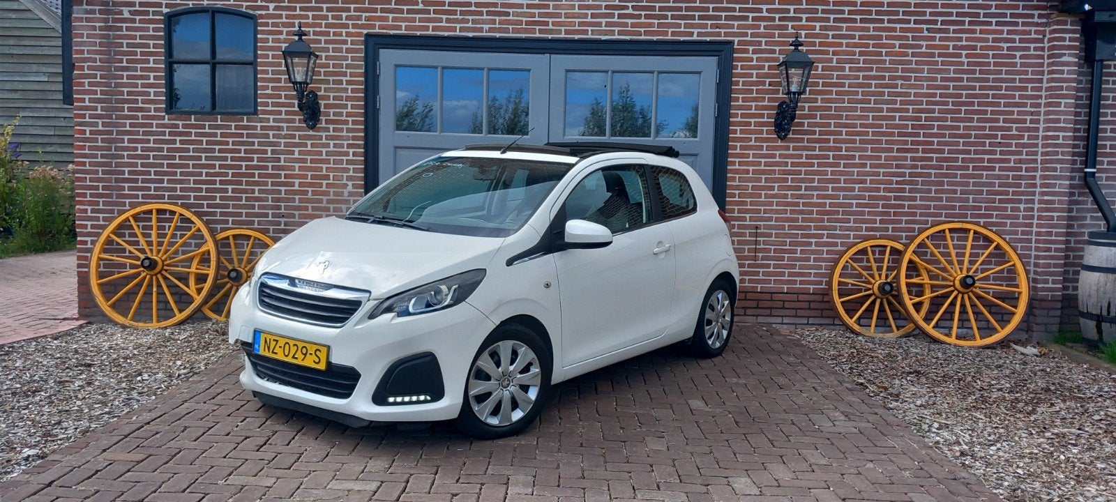 Peugeot 108 Cabriolet, Ophalen, Cabriolet, Wit, Handgeschakeld