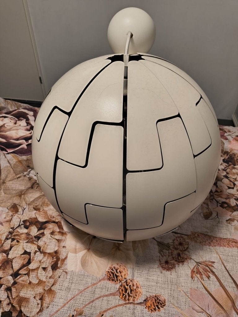Sfeervolle hang lamp Ikea grote bol PS 2014, Ophalen of Verzenden, Zo goed als nieuw, Science fiction meerdere lagen lamp meerdere soorten verlichting