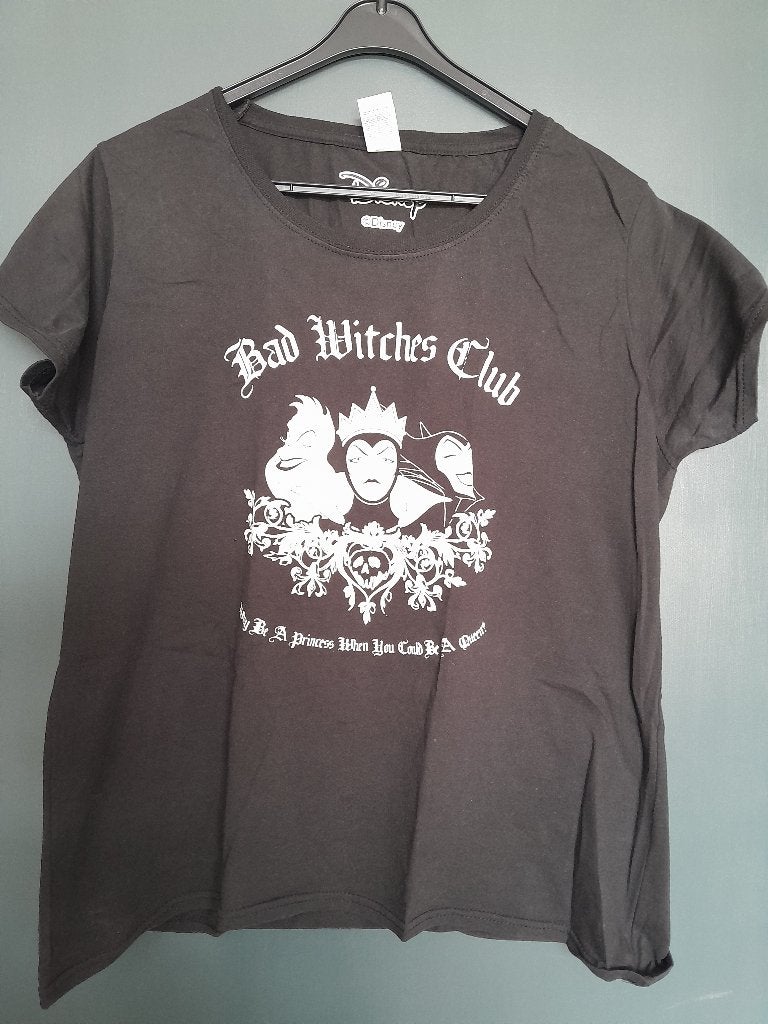 Disney Villians T-Shirt: Bad Witches Club (Maat XXL), Disney, Zwart, Maat 46/48 (XL) of groter, Ophalen of Verzenden