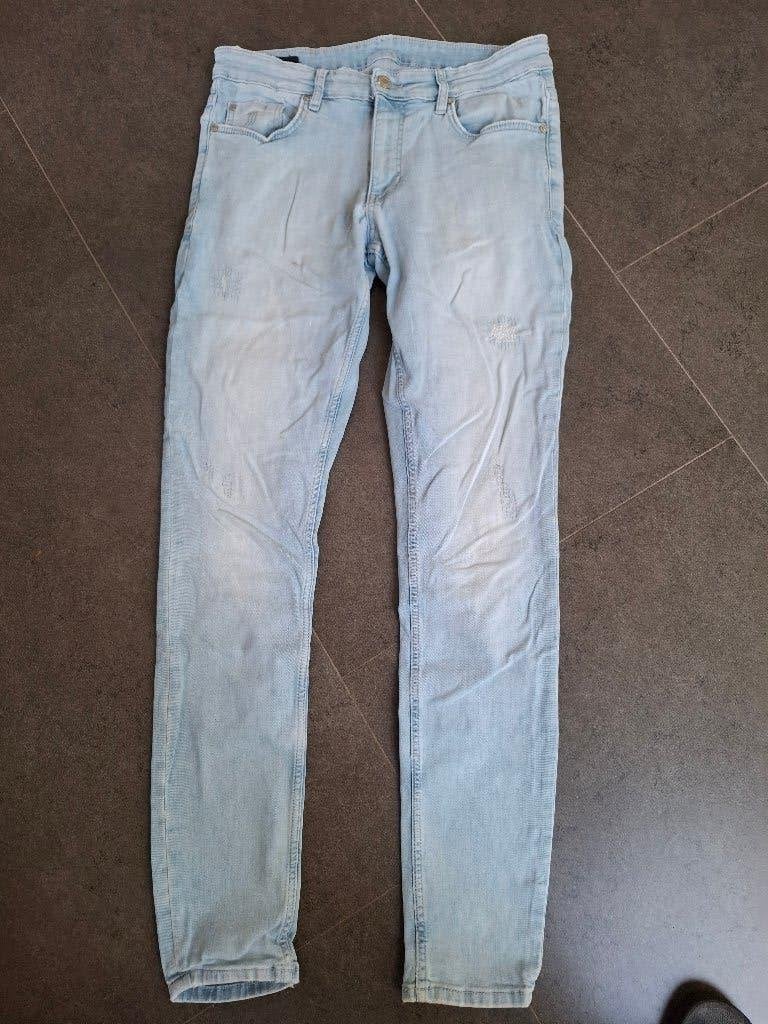 JEANS, DAILY AESTHETIKZ, MAAT W32/L34, Kleding | Heren, Spijkerbroeken en Jeans, Ophalen of Verzenden, Gedragen, Blauw, W32 (confectie 46) of kleiner