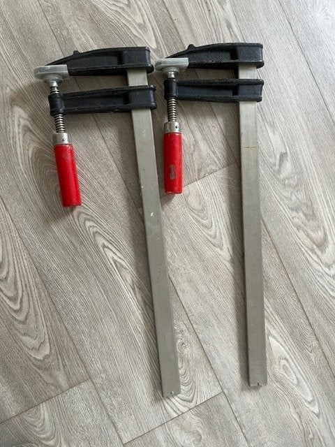 2 Lijmklemmen 120 x 500, Ophalen of Verzenden, Zo goed als nieuw, Klem