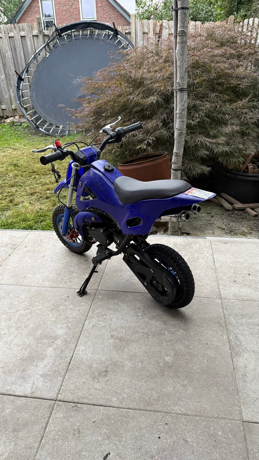 Nitro DS67 Pitbike - Blauw, Fietsen en Brommers, Ophalen, Gebruikt, 49 cc, Pitbike