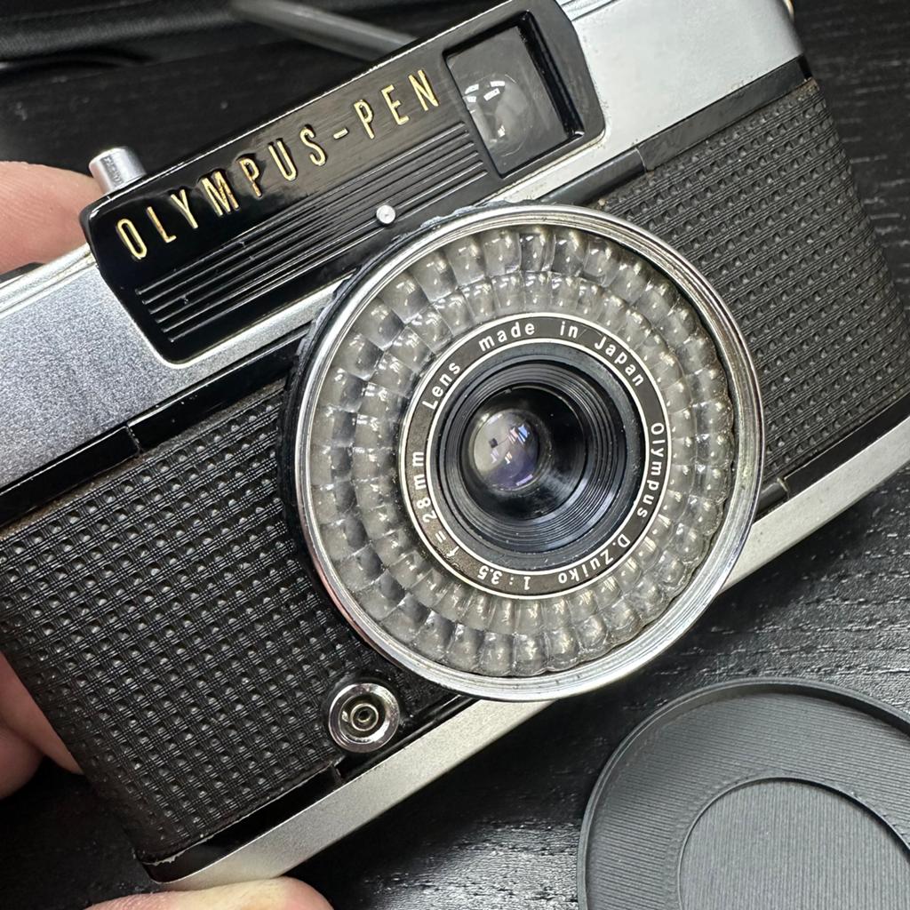 Olympus-Pen EE-2 D.Zuiko 28mm 1:3.5 - Zeer goede staat, G, Compact, Ophalen of Verzenden, Zo goed als nieuw