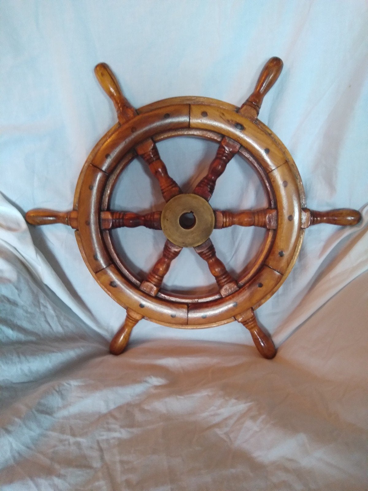 Roer stuur vintage boot onderdelen doorsnee 47cm, Ophalen of Verzenden