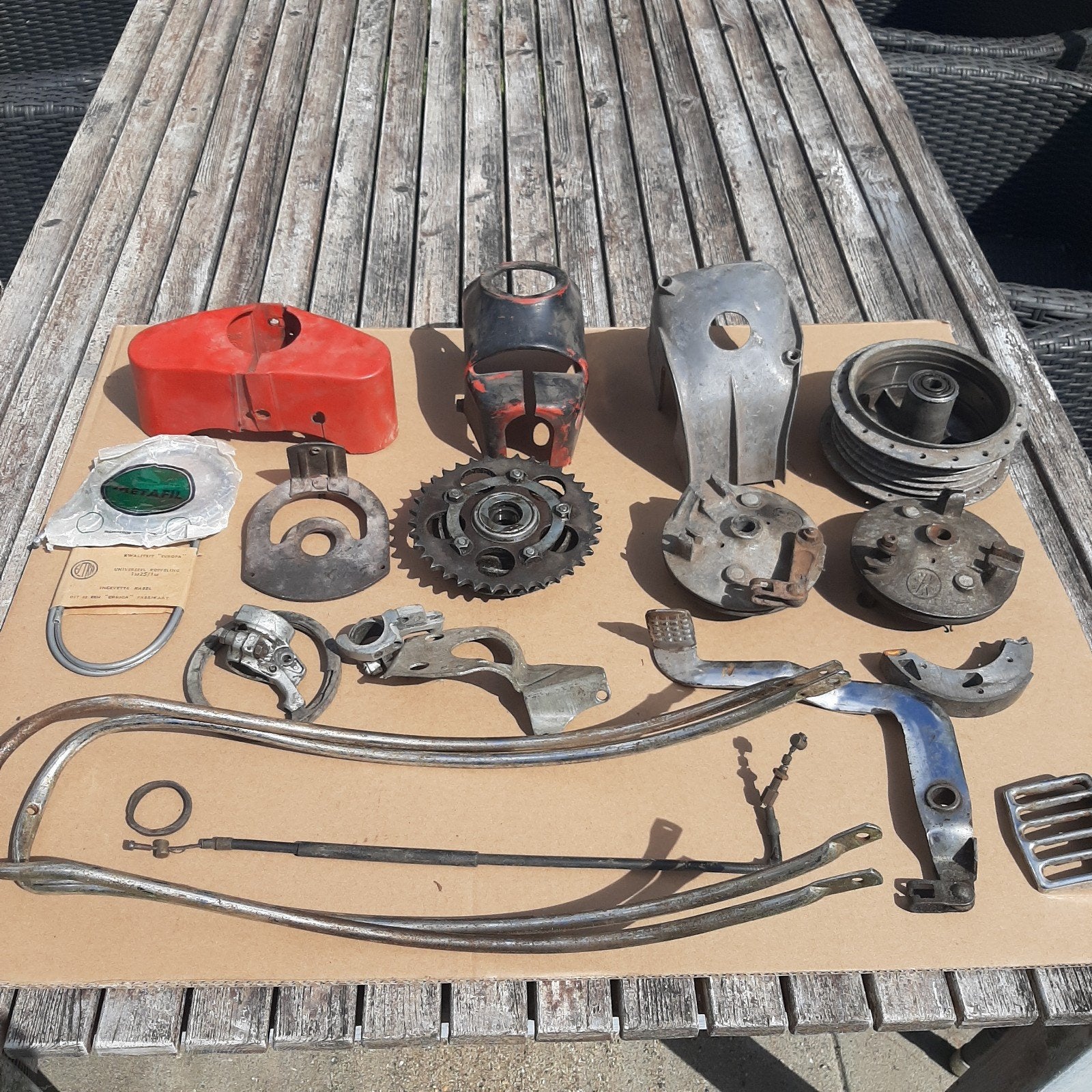 Partijtje gebruikte kreidler onderdelen alles € 40, inkl, ve, Ophalen of Verzenden, Gebruikt, Overige typen