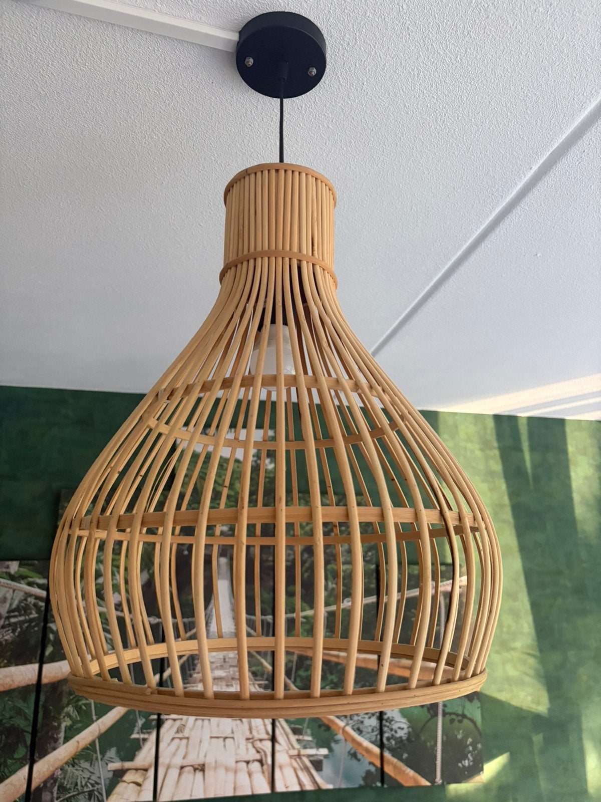 Bamboo hanglamp, Ophalen, Zo goed als nieuw