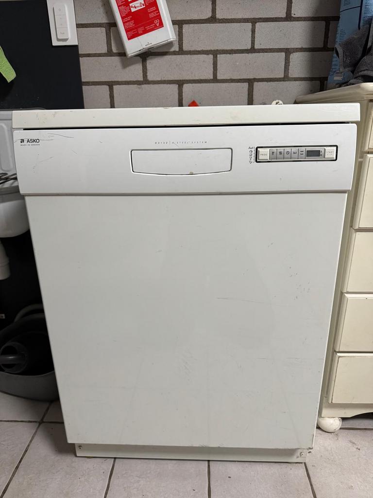 Asko vaatwasser D 3152–Made in Sweden–In zeer nette staat, Ophalen, Gebruikt, Vrijstaand, 85 tot 90 cm