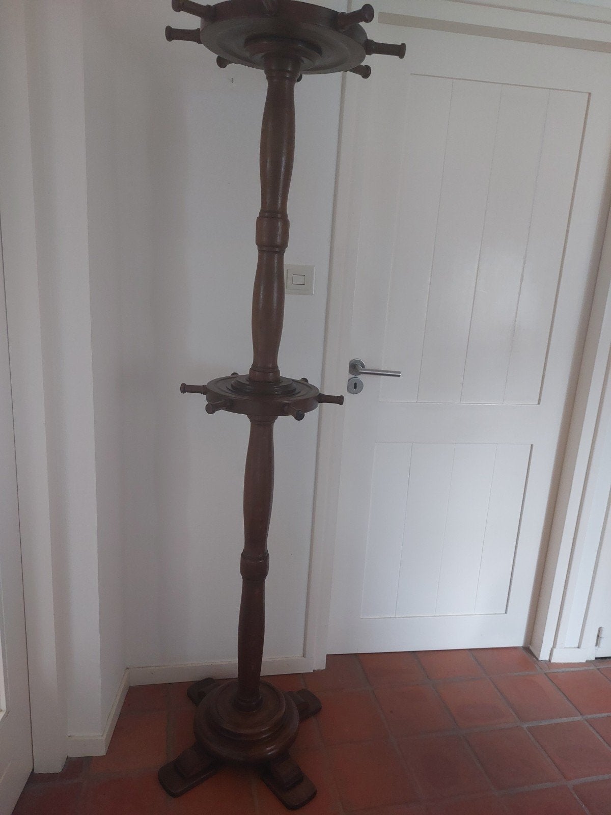 Staande houten kapstok, Ophalen, Zo goed als nieuw, Staande kapstok, 150 tot 200 cm