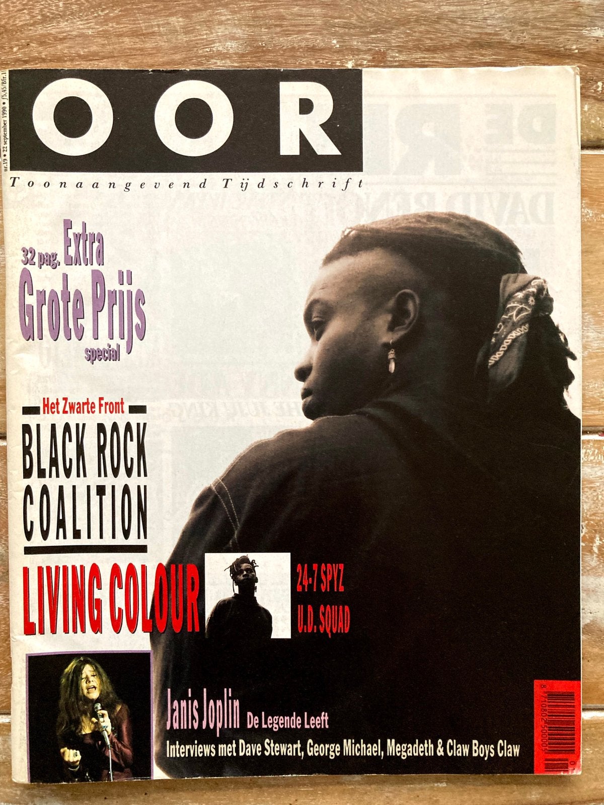 OOR Magazine 1990 MEGADETH Suicidal Tendencies LIVING COLOUR, Ophalen of Verzenden, Zo goed als nieuw, Muziek, Film of Tv