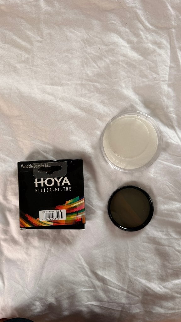 Hoya Variable Density II 67mm, Audio, Tv en Foto, Fotografie | Filters, 60 tot 70 mm, Met schroefdraad, Zo goed als nieuw, Hoya
