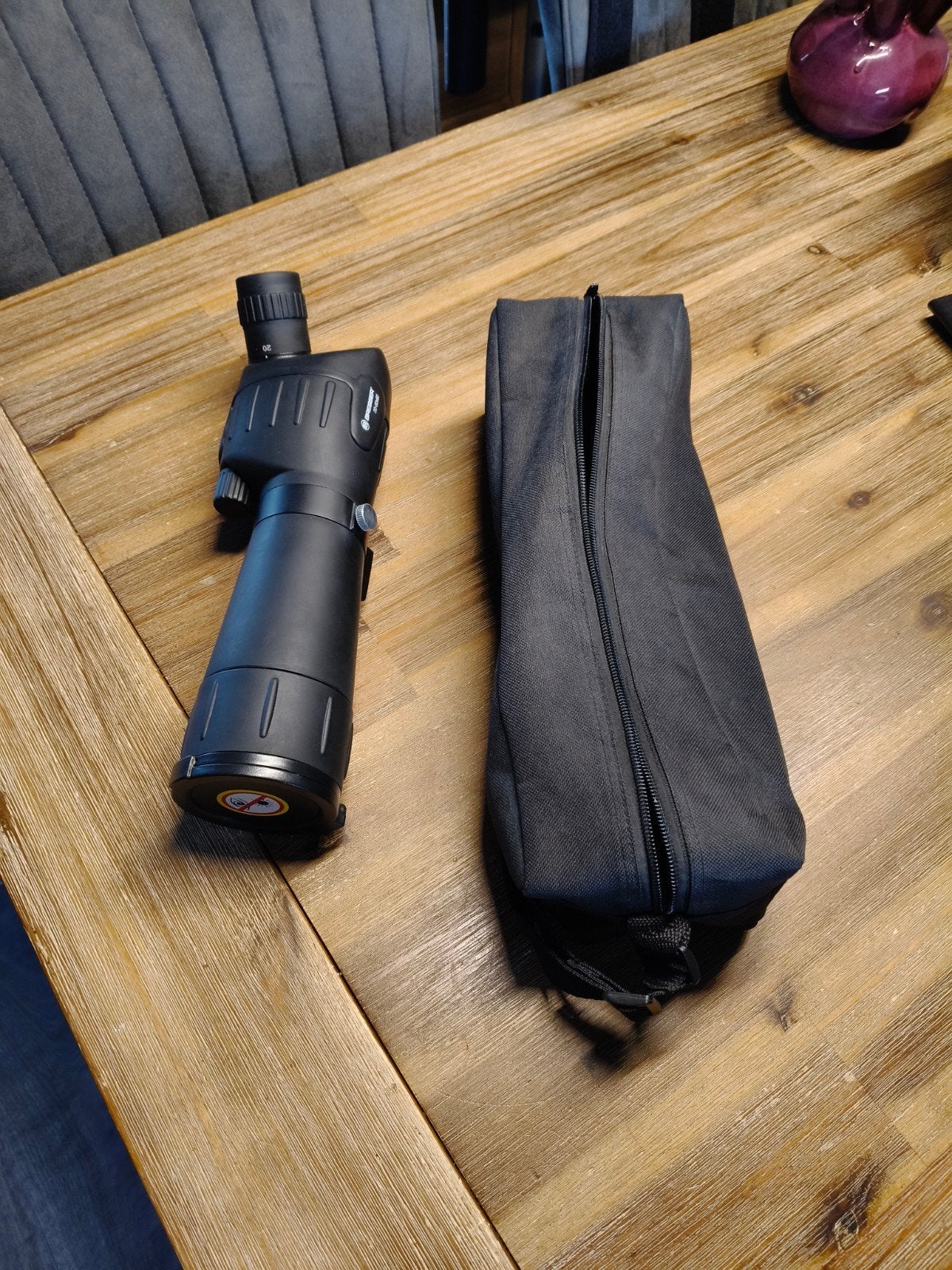 Bresser Spotty 20-60x60 Spottingscope met Statief, Lenzentelescoop (refractor), 80 tot 200 mm, Met statief, Ophalen of Verzenden