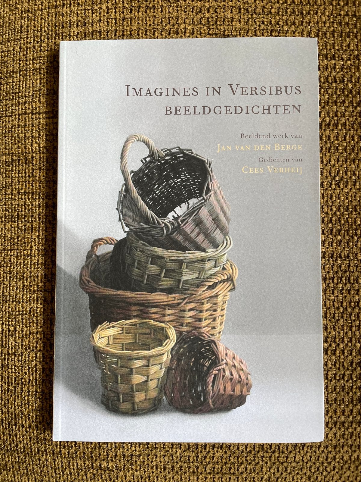 Imagines in Versibus: Beeldgedichten - Jan van den Berge, Ophalen of Verzenden, Zo goed als nieuw, Eén auteur