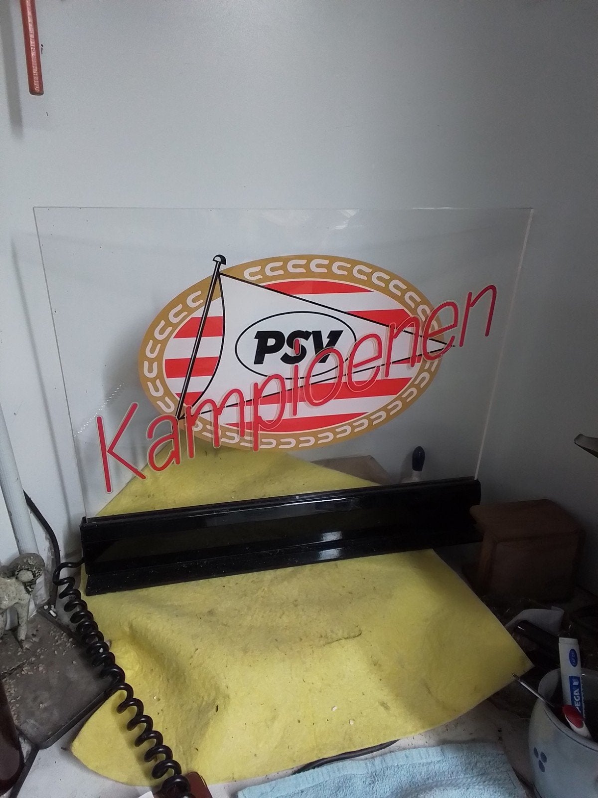 15308)  PSV Kampioenen LED-bord, Ophalen of Verzenden, Zo goed als nieuw, PSV, Overige typen