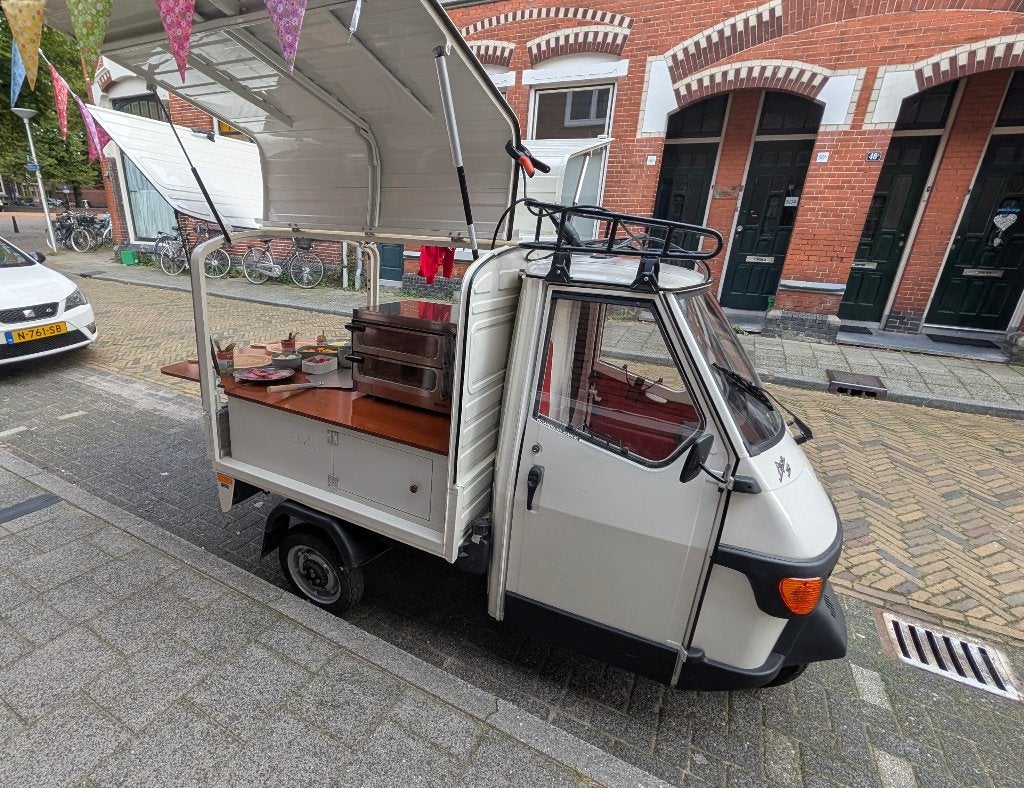 Huur een Piaggio Ape TukTuk met pizza oven, Ophalen, Gebruikt, Overige