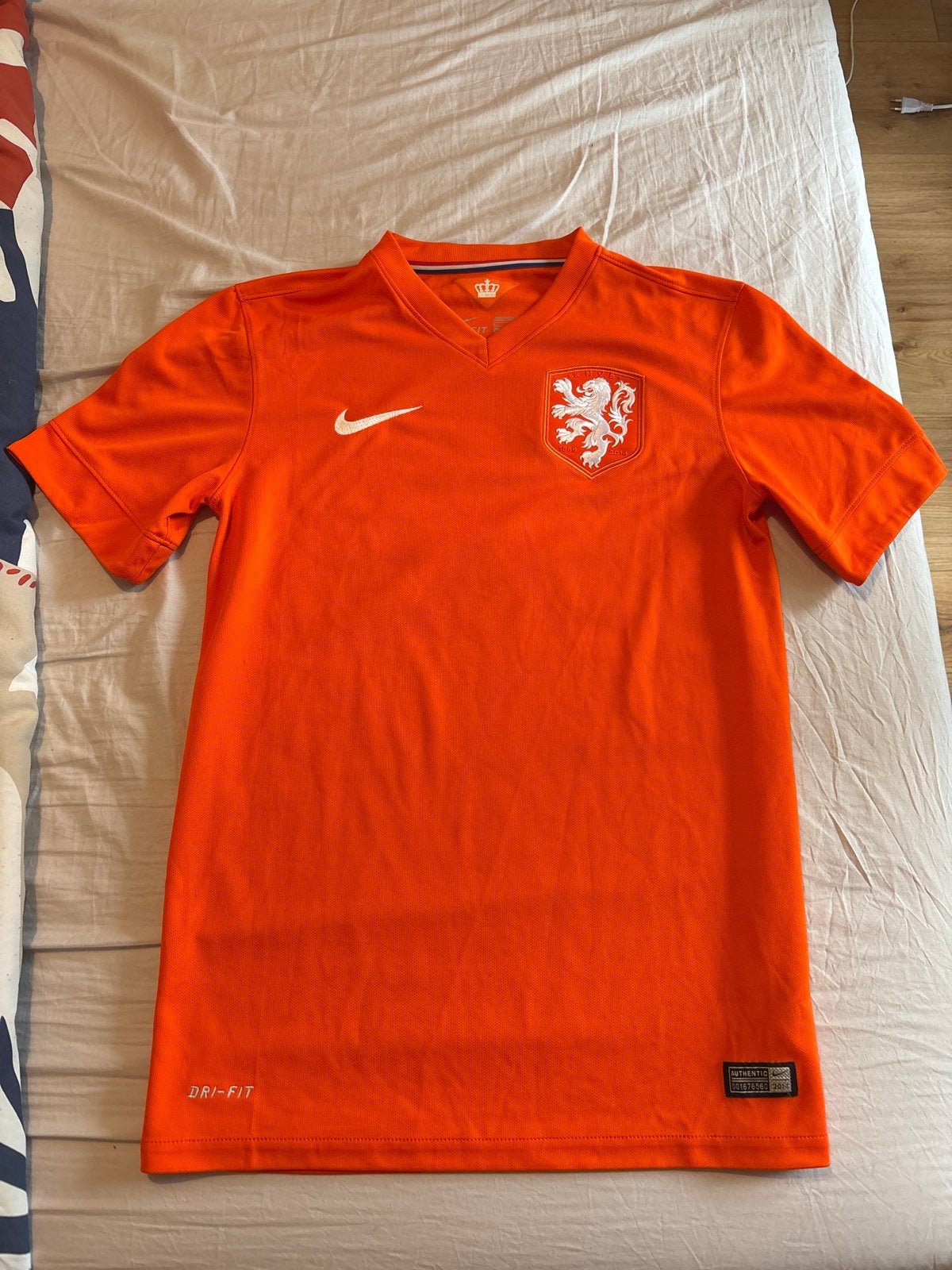 Nederlands Elftal Thuisshirt 2014 - Maat S, Sport en Fitness, Maat S, Ophalen of Verzenden, Zo goed als nieuw, Shirt