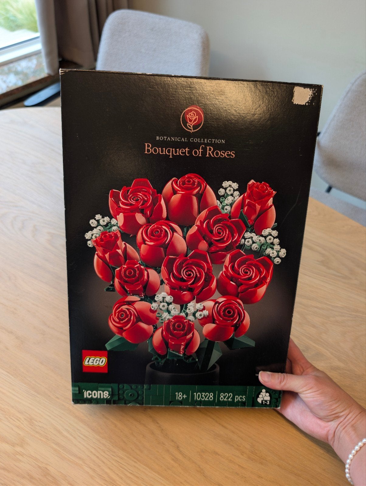 LEGO Icons 10328 Boeket Rozen - Botanische Collectie, Ophalen of Verzenden, Zo goed als nieuw, Overige merken