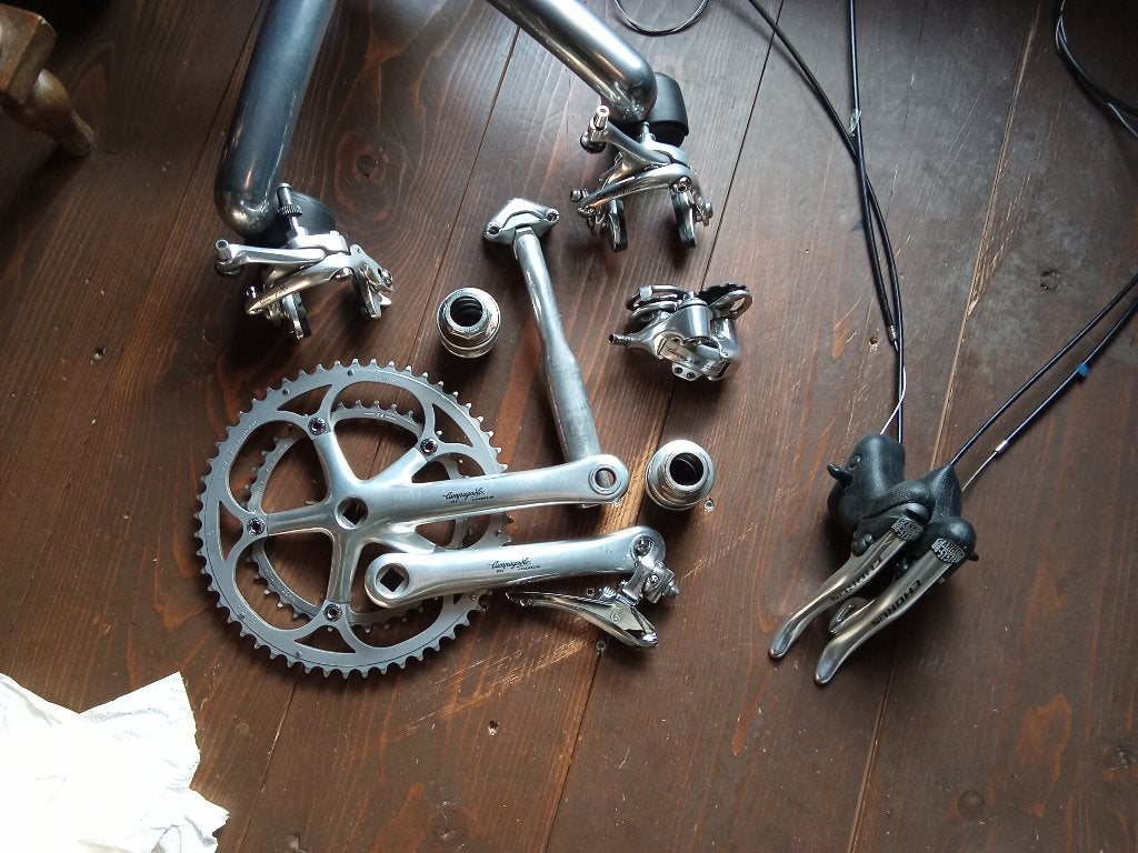 Campagnolo Chorus 9 speed groupset, Gebruikt, Overige typen, Ophalen of Verzenden, Racefiets