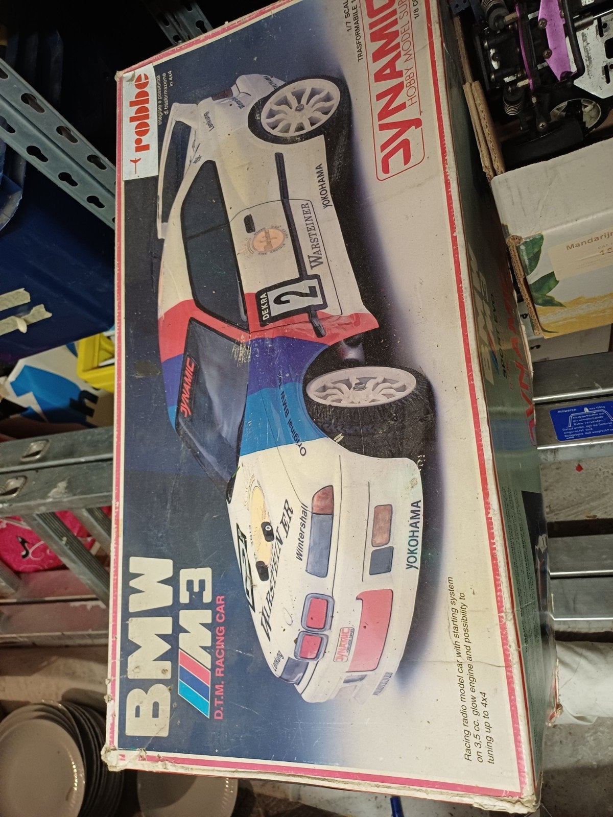 Oude RC nitro auto - BMW M3 - Nooit gebruikt, Hobby en Vrije tijd, Ophalen of Verzenden