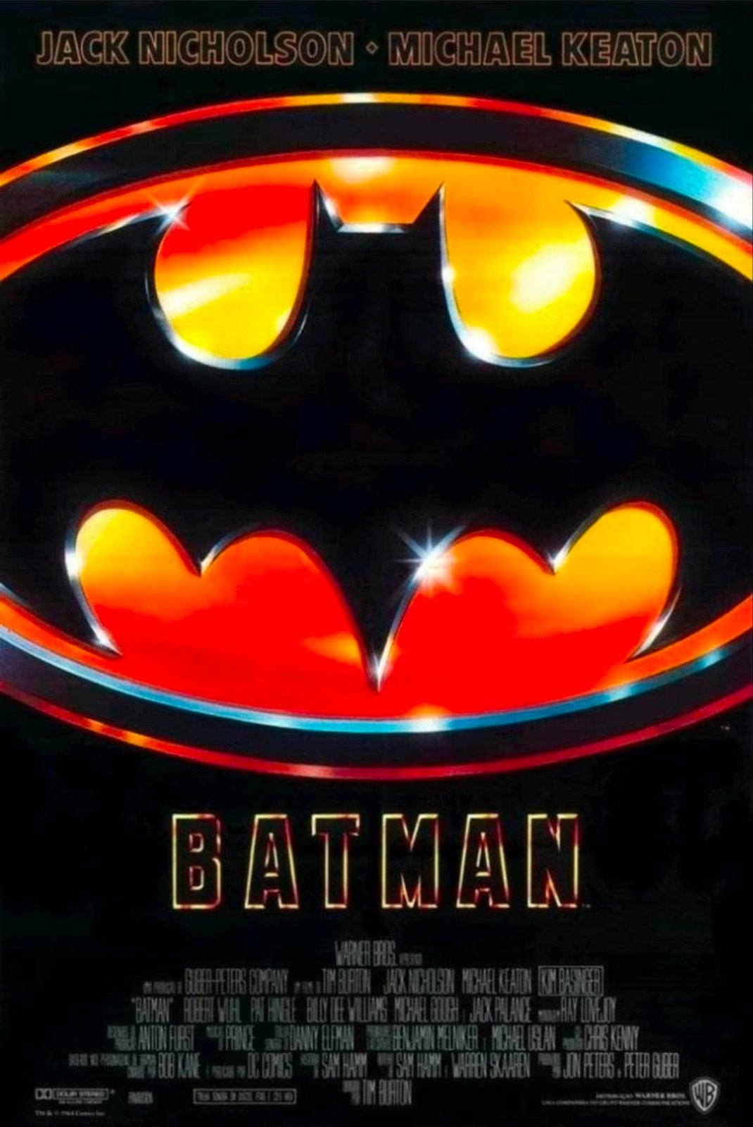 Batman 1989 Opgenomen van tv. Videoband., Alle leeftijden, Ophalen of Verzenden, Gebruikt, Actie en Avontuur