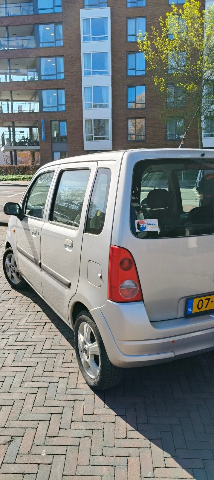 Opel Agila 1.2 I 16V 2004 Grijs, Voorwielaandrijving, Origineel Nederlands, Handgeschakeld, Particulier