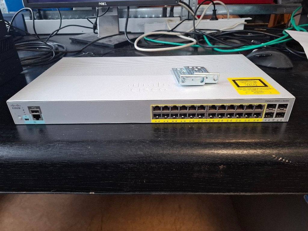 Cisco Catalyst 2960-l gigabit fanless switch 24 poorten, Cisco, Cisco, Cisco, Refurbished
