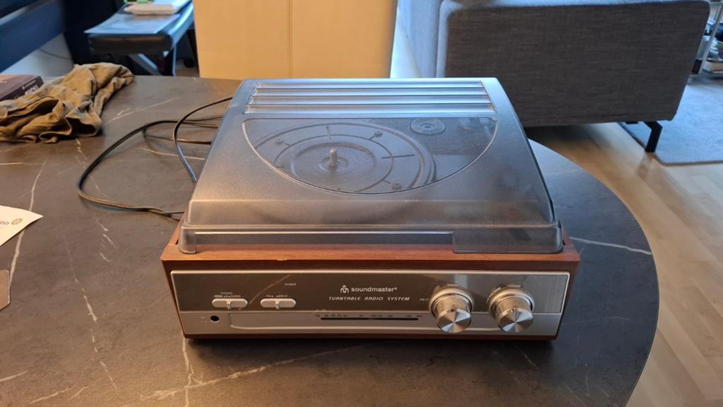 Soundmaster Platenspeler Radio Systeem, Ophalen, Gebruikt, Platenspeler, Overige merken