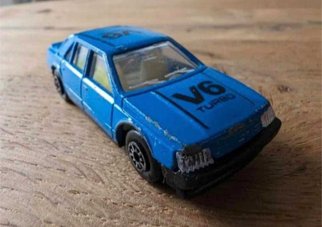 MC Toy Renault 25 V6 Turbo modelauto – jaren 80, Ophalen of Verzenden, Gebruikt, Auto