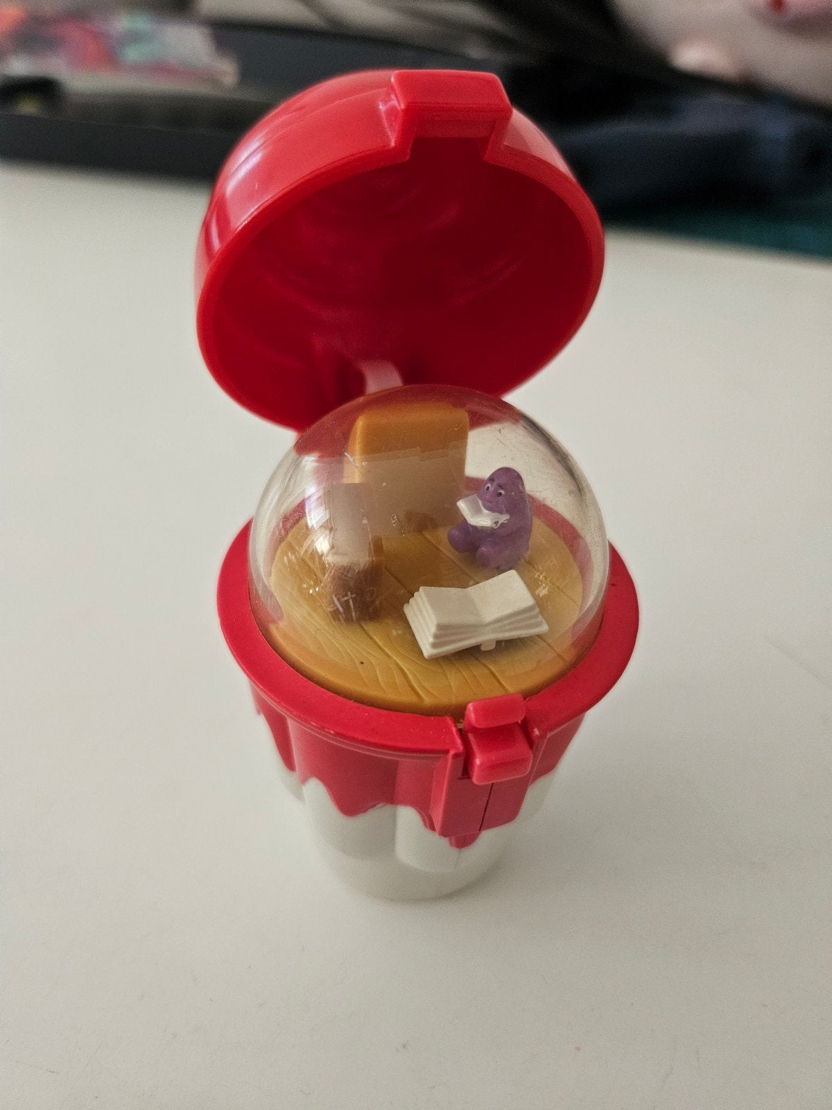 McDonald's Grimace Happy Meal Speeltje 1996, Ophalen of Verzenden, Gebruikt, Jongen of Meisje