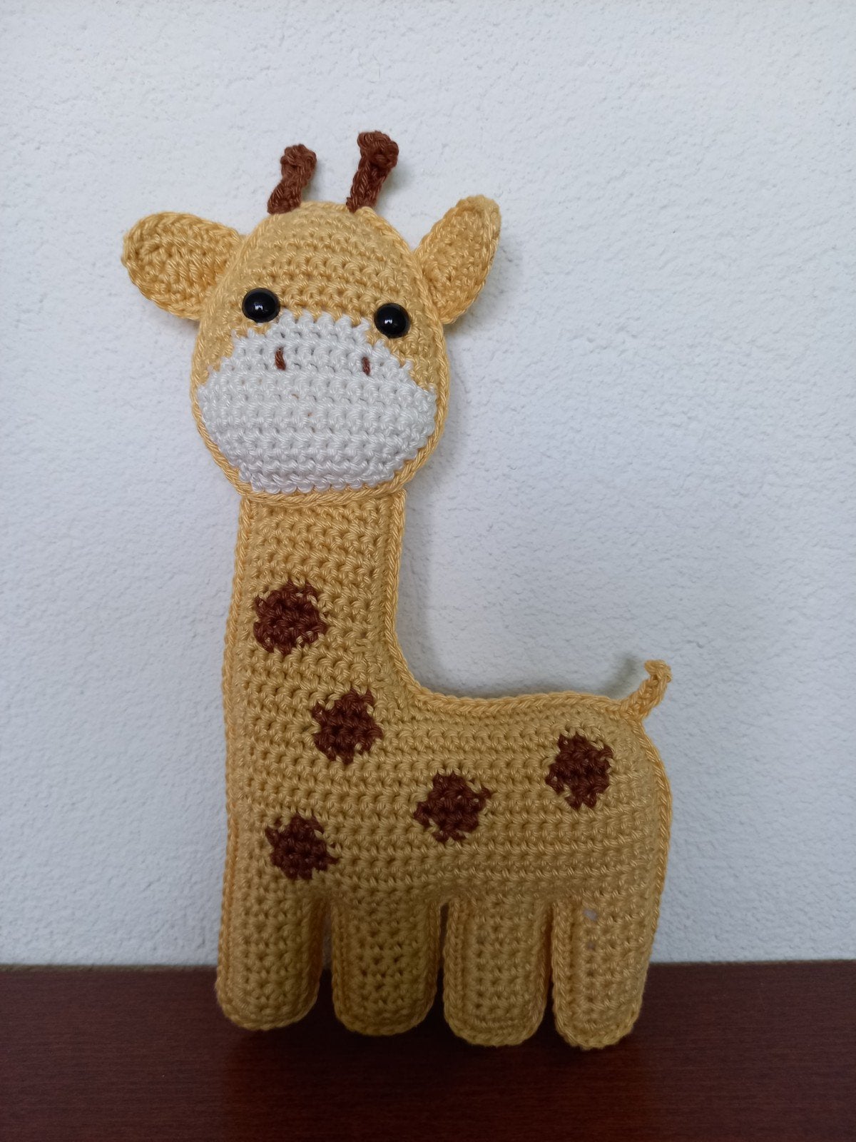 Leuke gehaakte giraf knuffel, Giraf, Nieuw, Ophalen of Verzenden, Geel