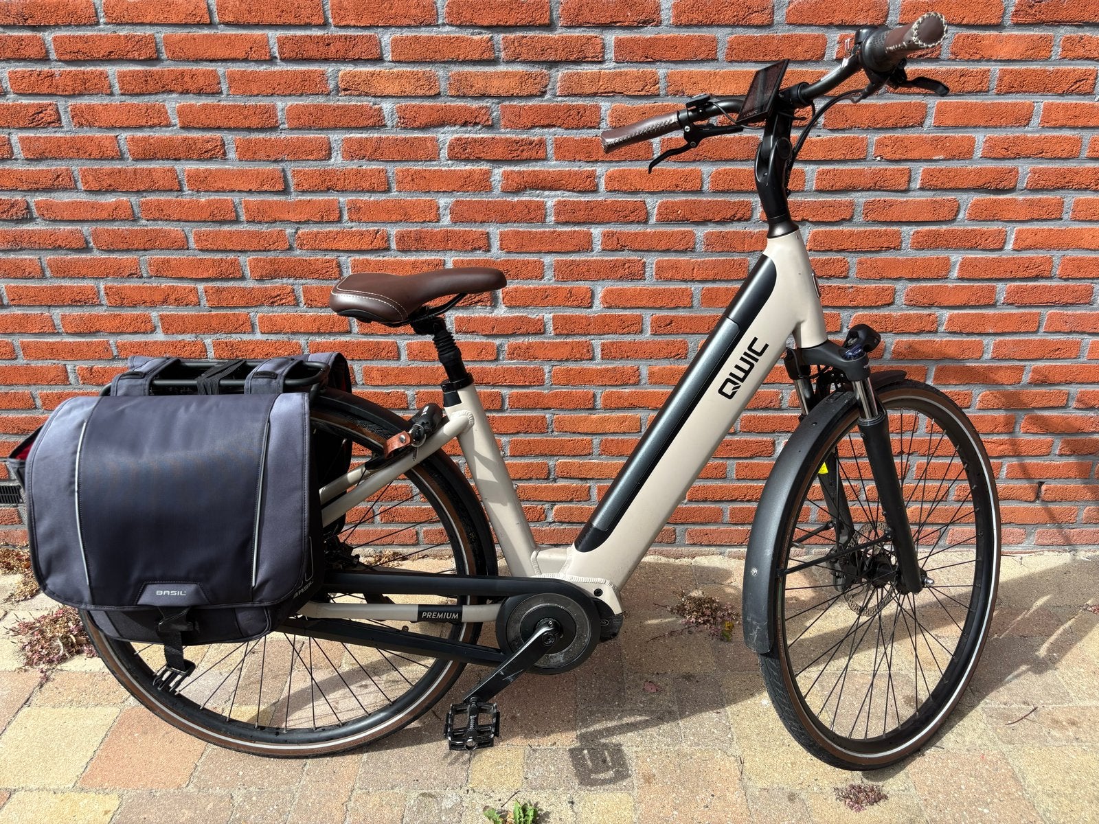 Qwic Premium MN7 Plus elektrische damesfiets - Zeer nette st, Fietsen en Brommers, Ophalen, Qwic, Gebruikt, 47 tot 51 cm