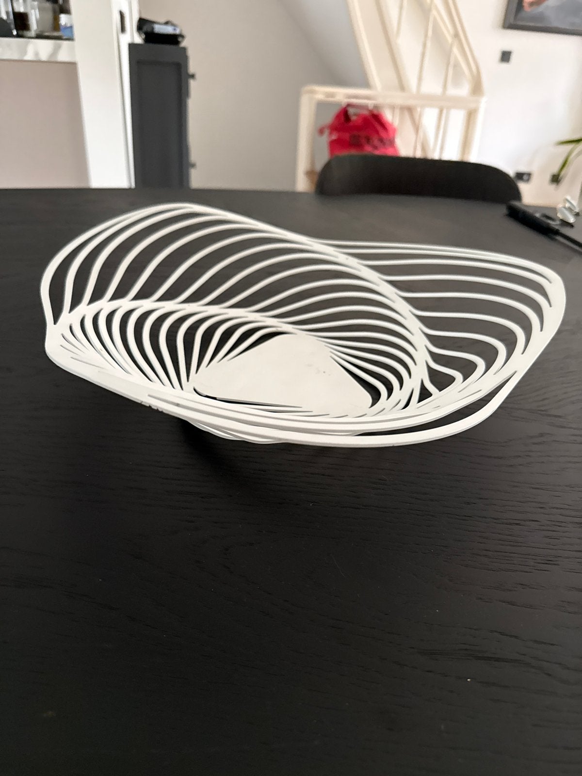 Alessi Draadmand Fruitschaal Wit - Adam Cornish Design, Ophalen, Gebruikt, Schaal, Metaal