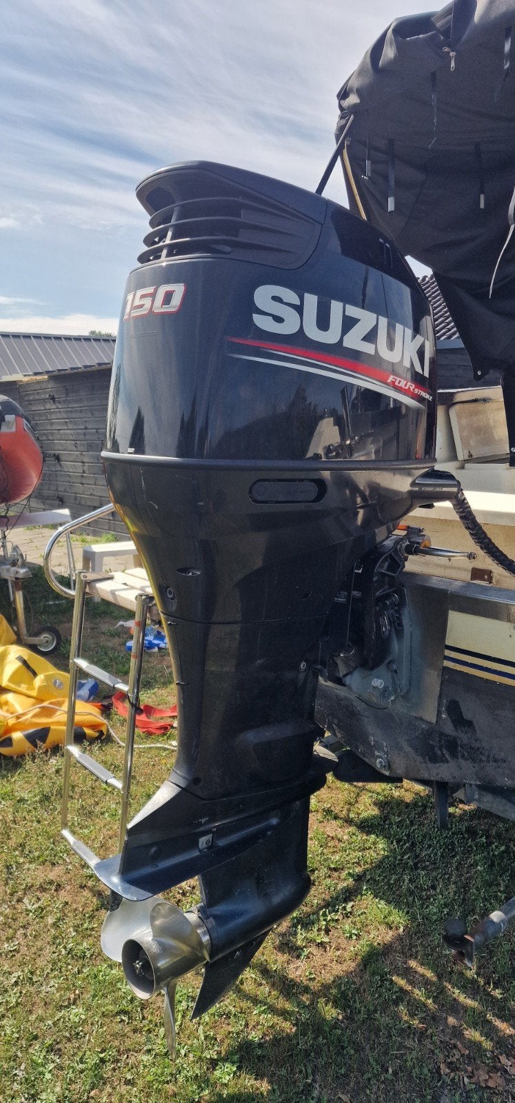 Suzuki DF150 Buitenboordmotor langstaart  afst.b. powertrim, Watersport en Boten, Ophalen, Gebruikt, Viertaktmotor, 30 pk of meer