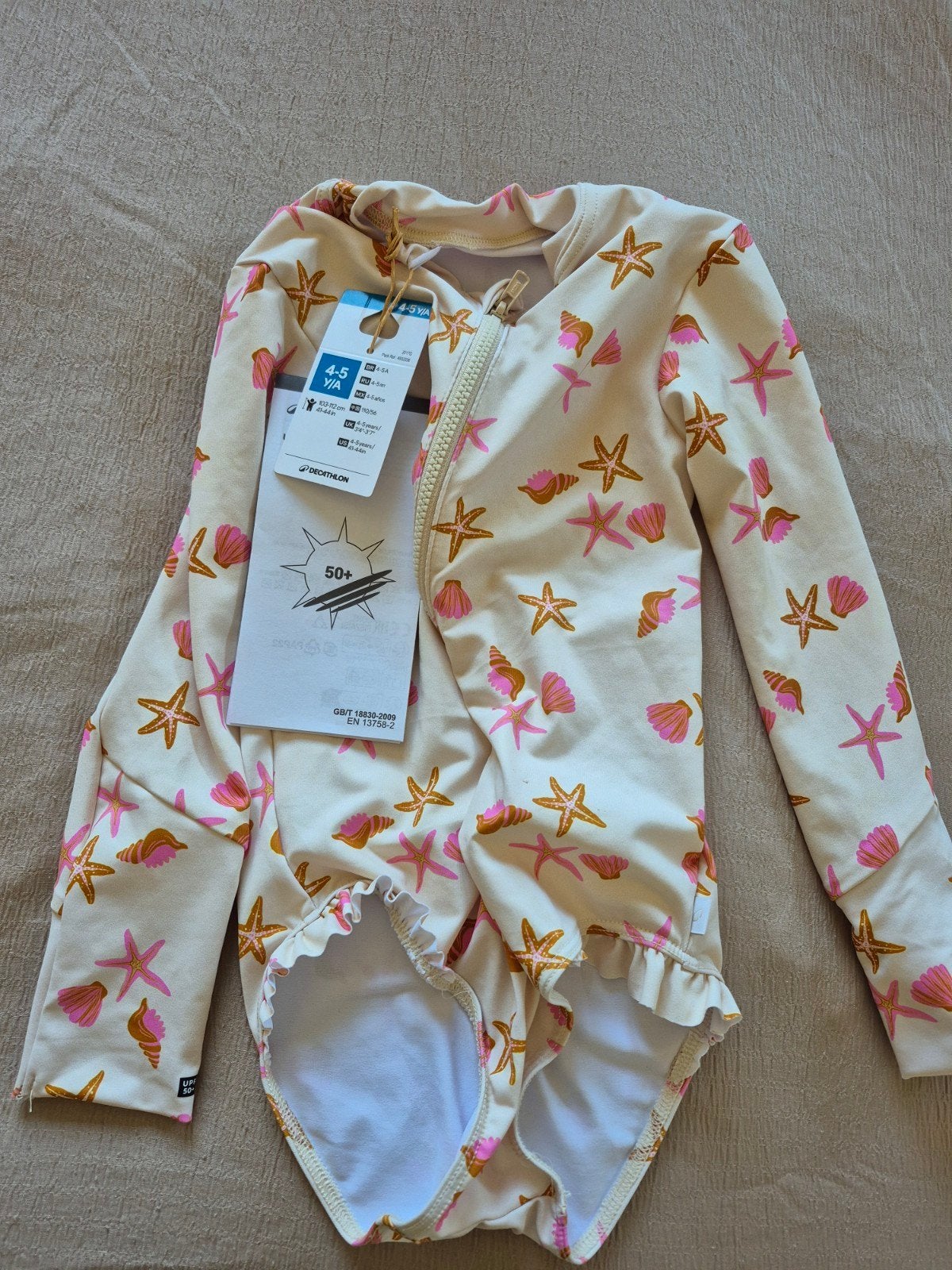 Nieuw Decathlon UV-zwempakje voor meisjes 4-5 jaar, Ophalen, Badpak, Nieuw, Decathlon