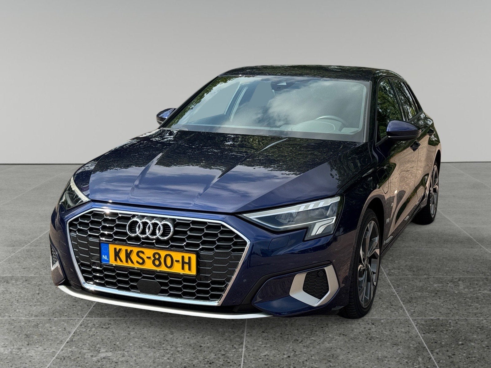 Audi A3 40 Tfsi e 204pk Phev S-tronic 2022 Blauw, Auto's, 4 cilinders, 1535 kg, Blauw, Plug-in hybride