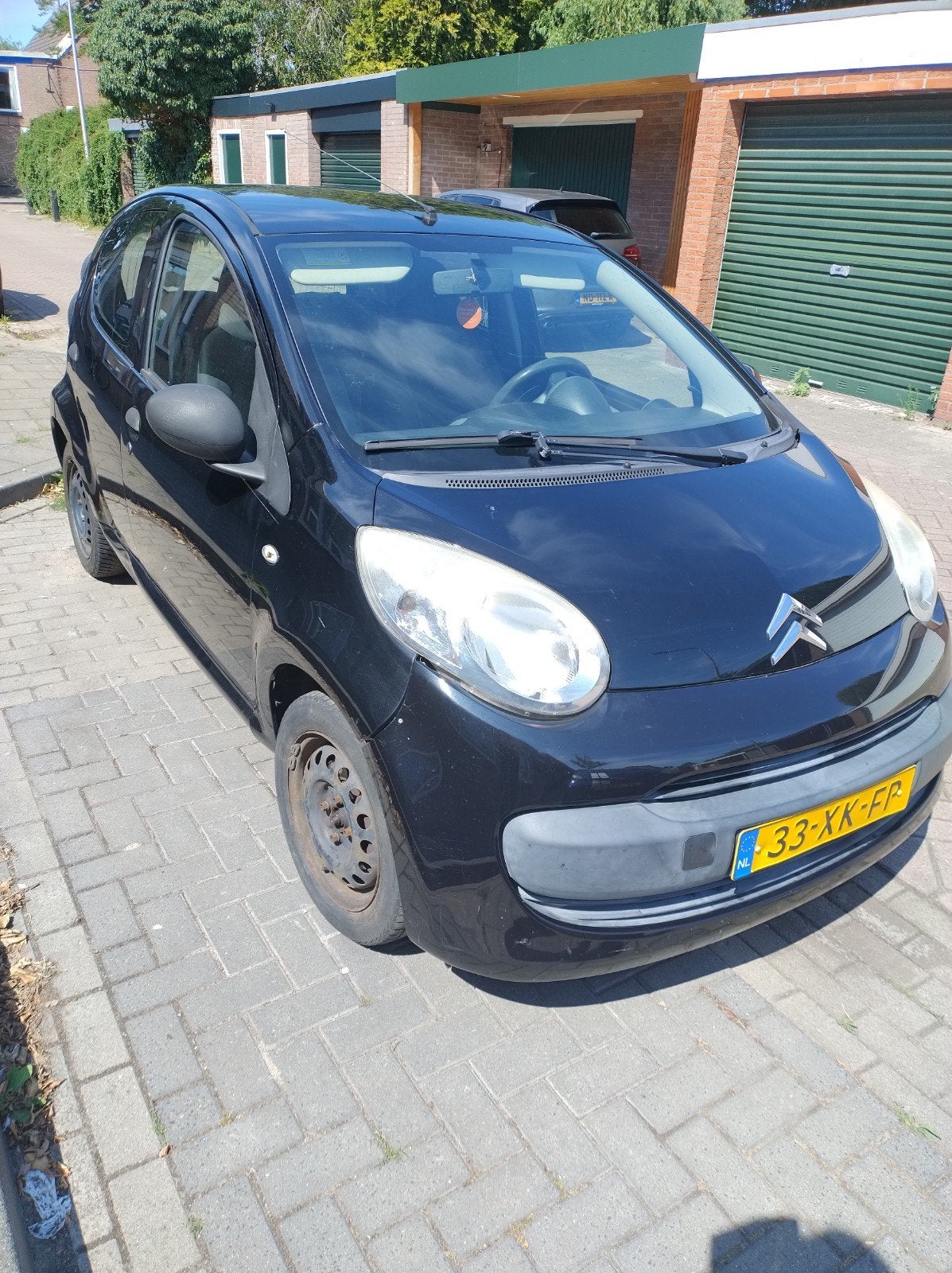 Citroën C1 1.0 5-DRS 2007 Zwart, Auto's, Voorwielaandrijving, 4 stoelen, C1, Origineel Nederlands