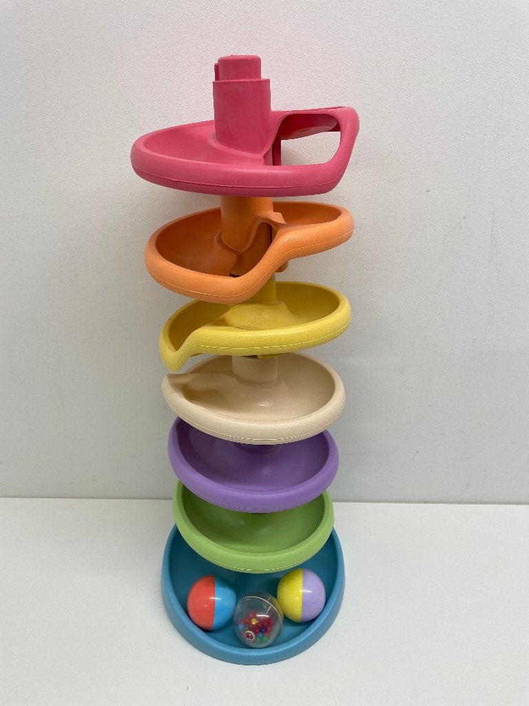 Quercetti Spiraal Ballentoren, Kinderen en Baby's, Ophalen of Verzenden, Zo goed als nieuw, Overige typen, Met geluid
